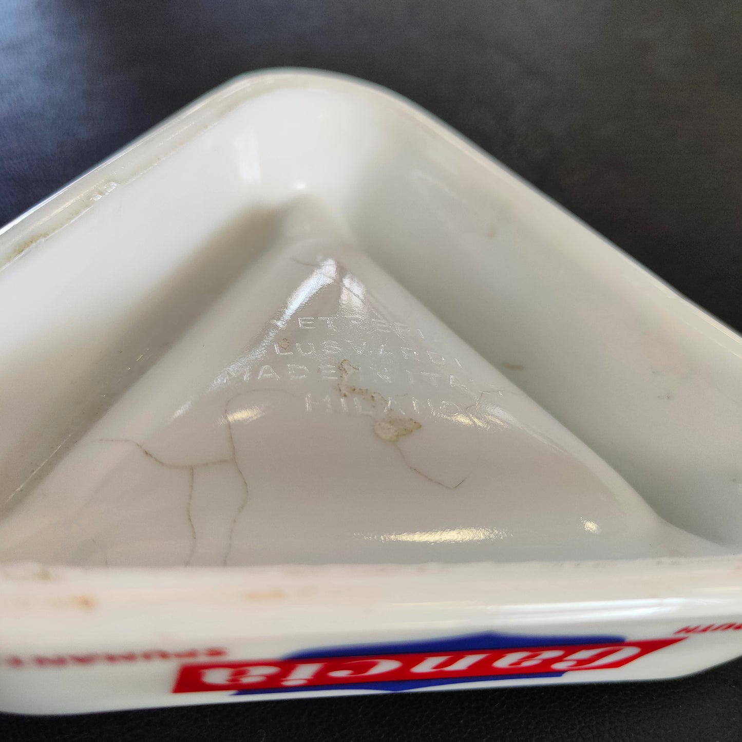 Werbeaschenbecher - Gancia Vermouth Spumanti | 1960er Jahre