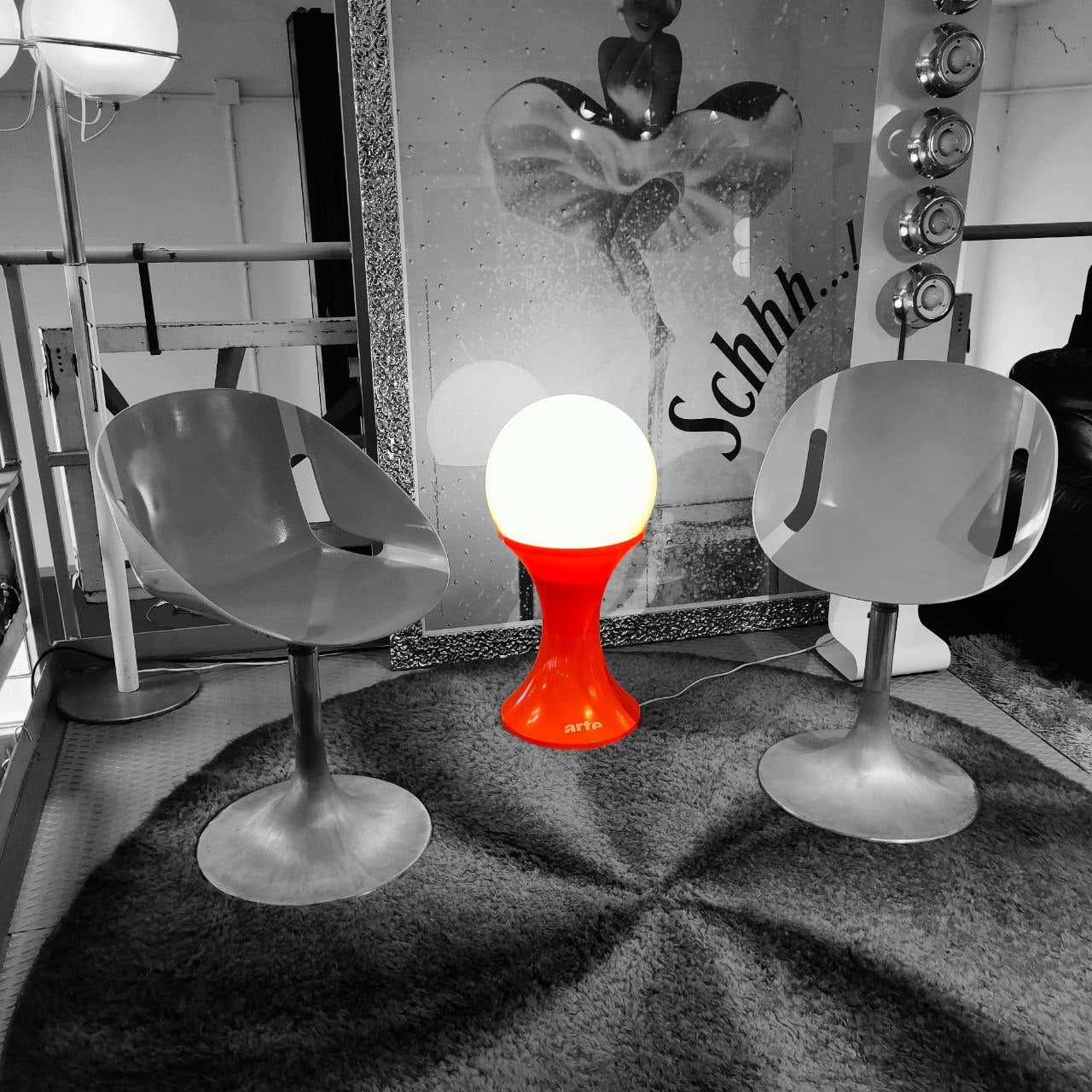 Space Age Design Floor Lamp