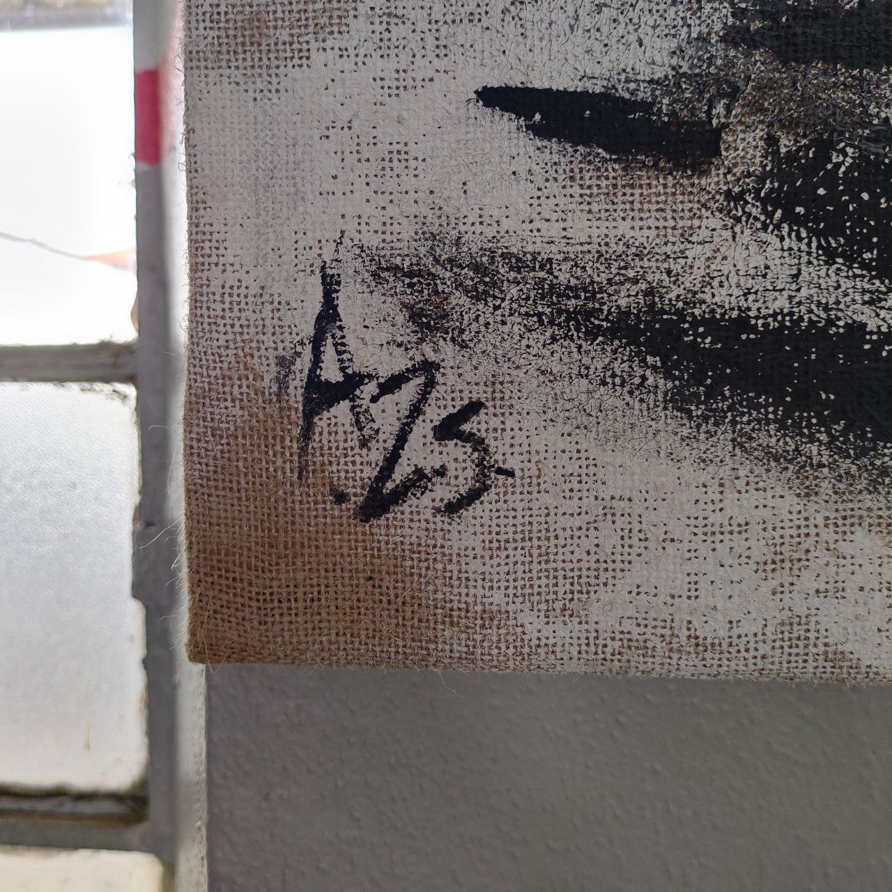 Gemälde auf Jute-Leinwand – Steve McQueen – Studio AZ