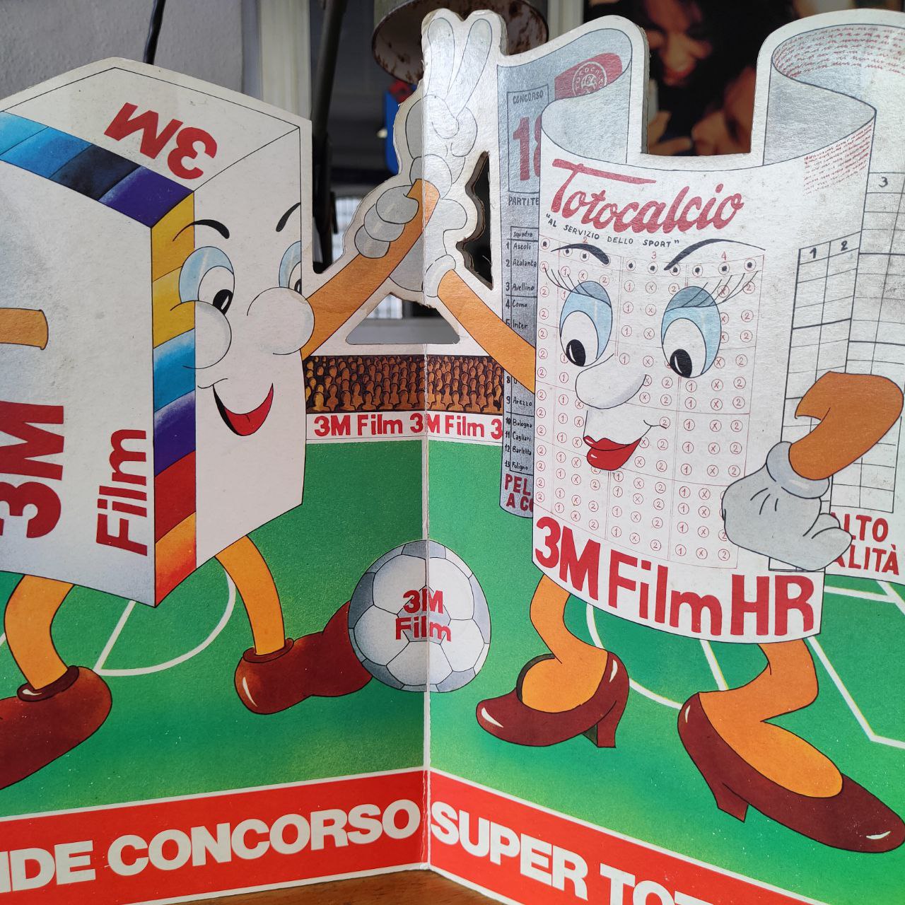 Thekenschild – Totocalcio 3M Film | 1980er Jahre