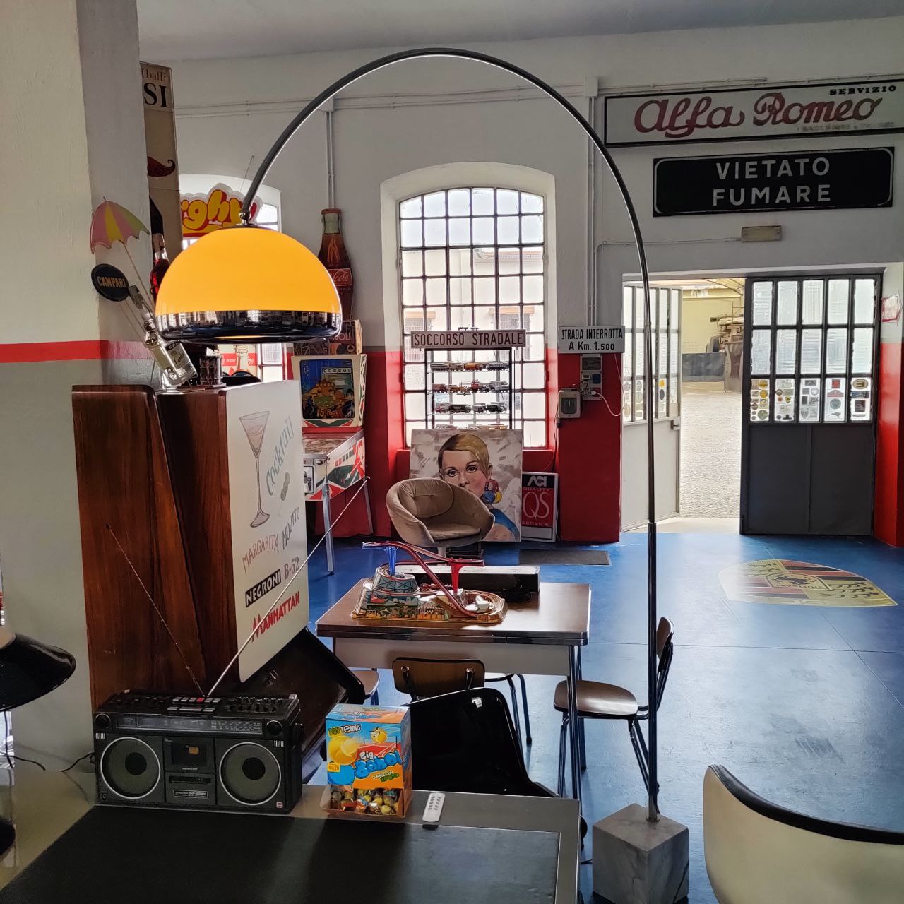 Bogenlampe - Guzzini | 1970er Jahre