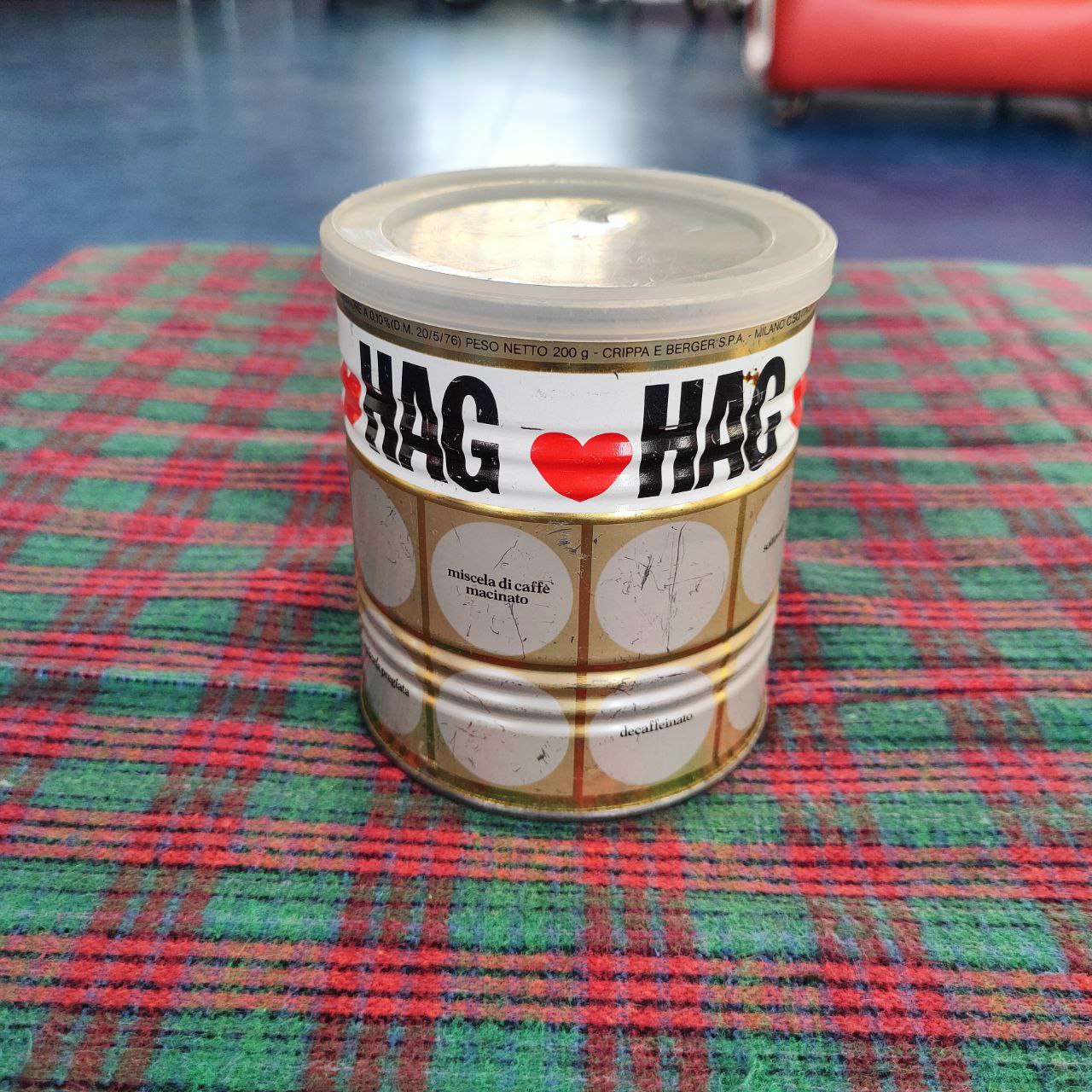 Blechdose - HAG World Coffee