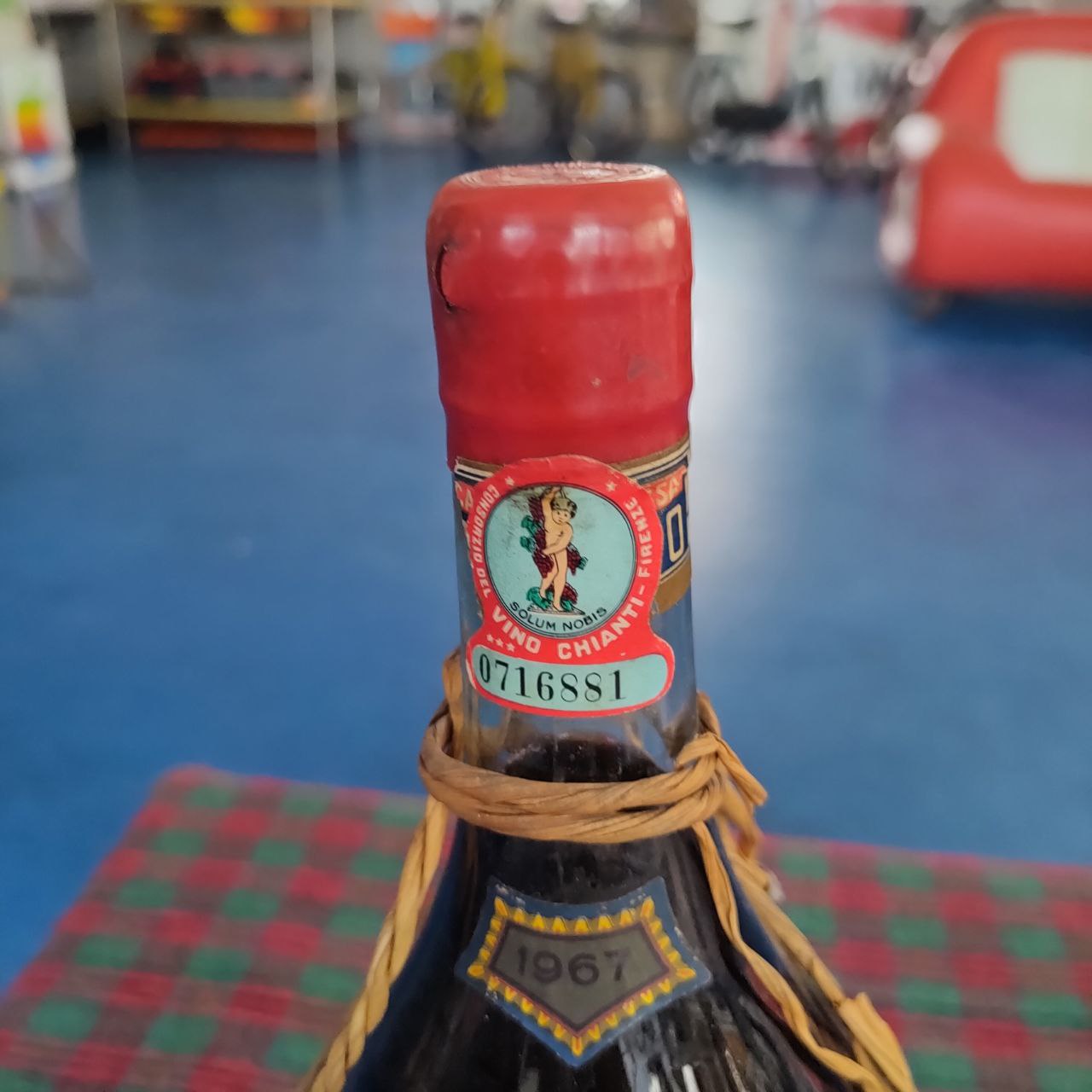 Decorative Wine Bottle - Chianti Ruffino