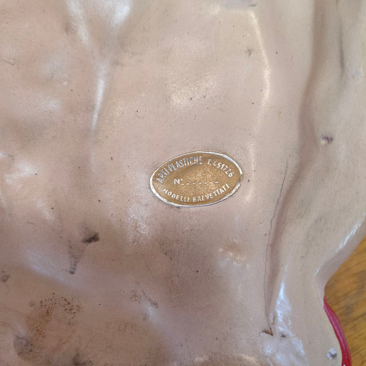 Gips-Kindersilhouette | 1950er Jahre