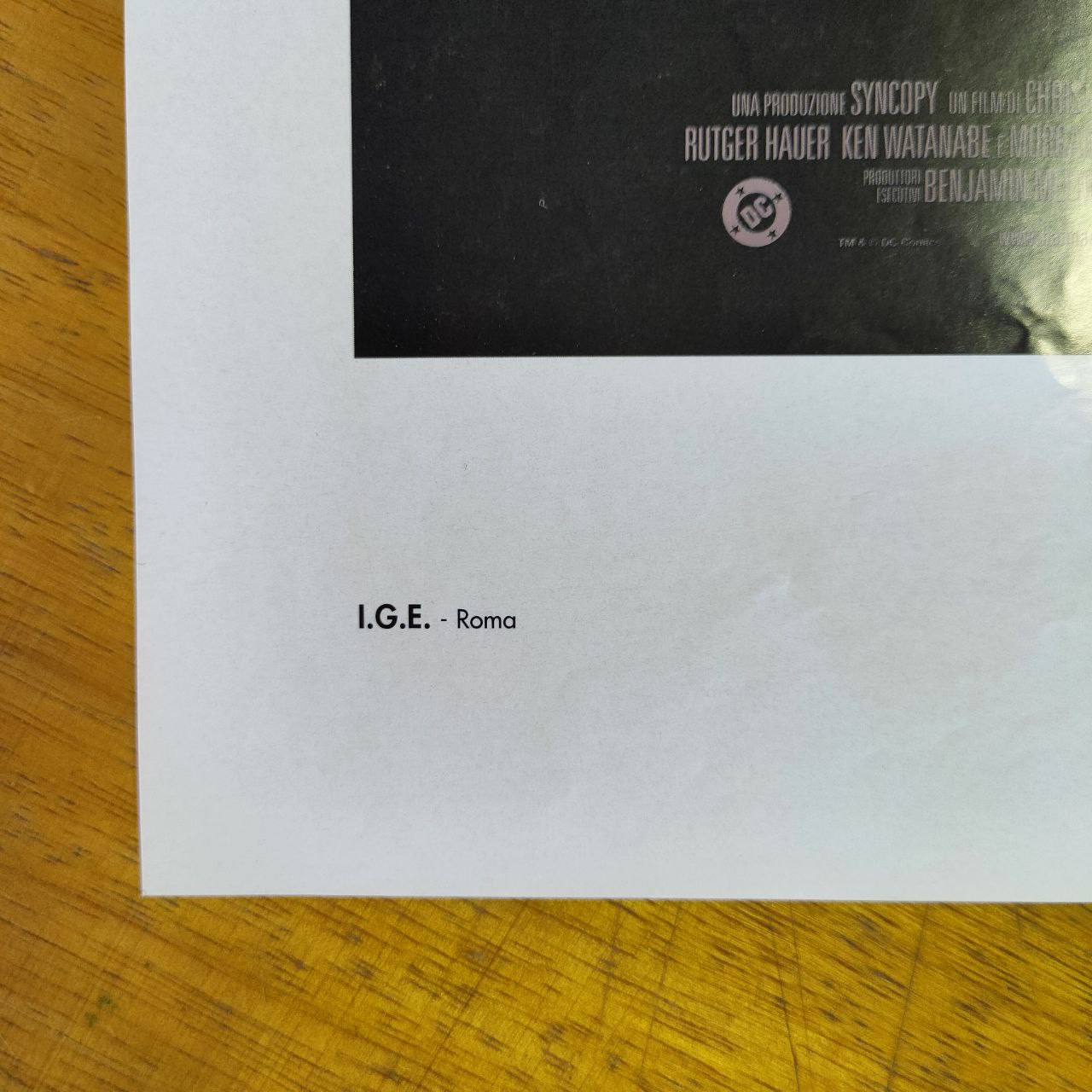 Poster - Batman Begins