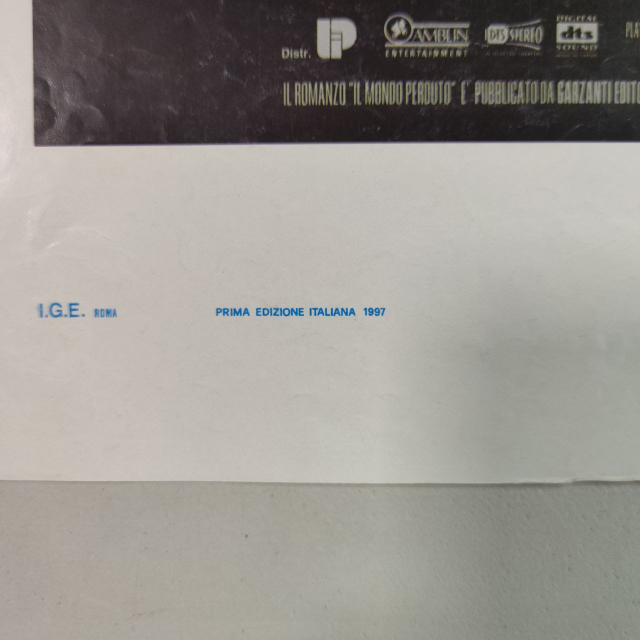 Locandina - Jurassic Park Il mondo perduto