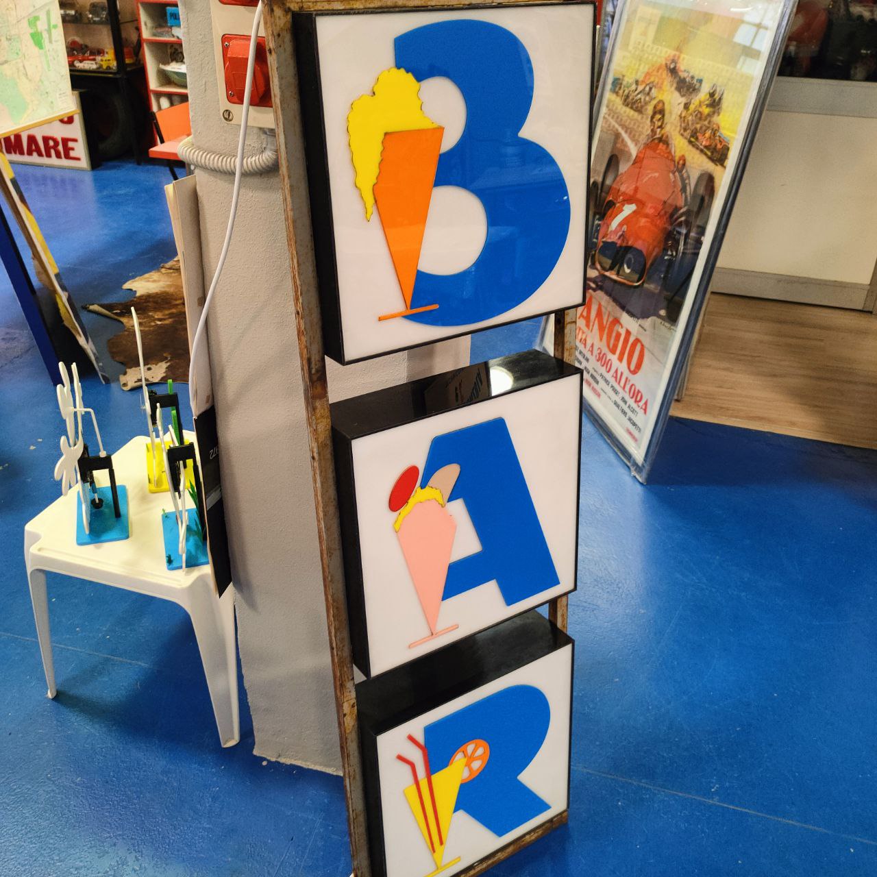 Illuminated sign - BAR | 70s