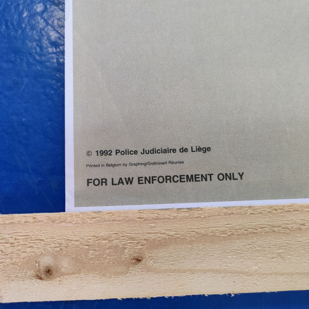 Schießstand-Trainingsplakat | 1990er Jahre