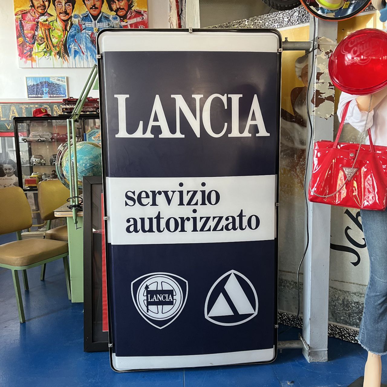 Insegna luminosa - Lancia Autobianchi Servizio Autorizzato