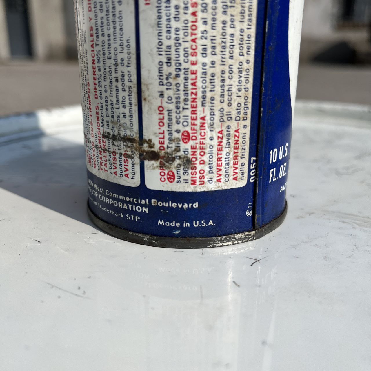 Latta olio motore - STP Oil Treatment | Anni '70