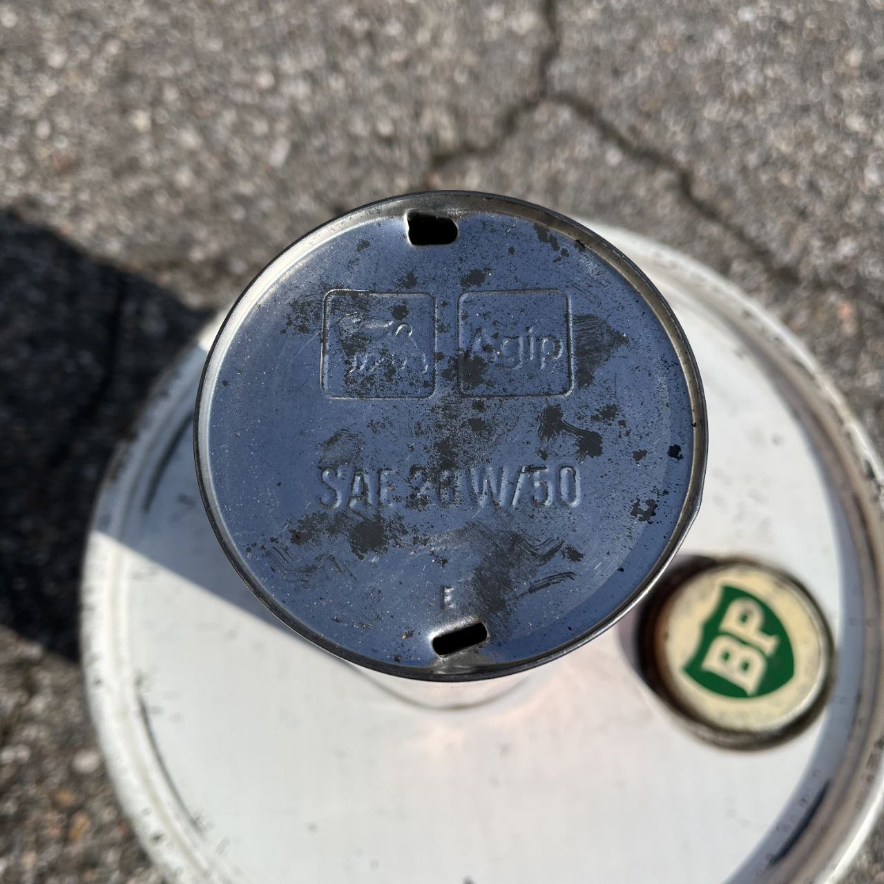 Latta olio motore - Agip F1 Supermotoroil | Anni '70