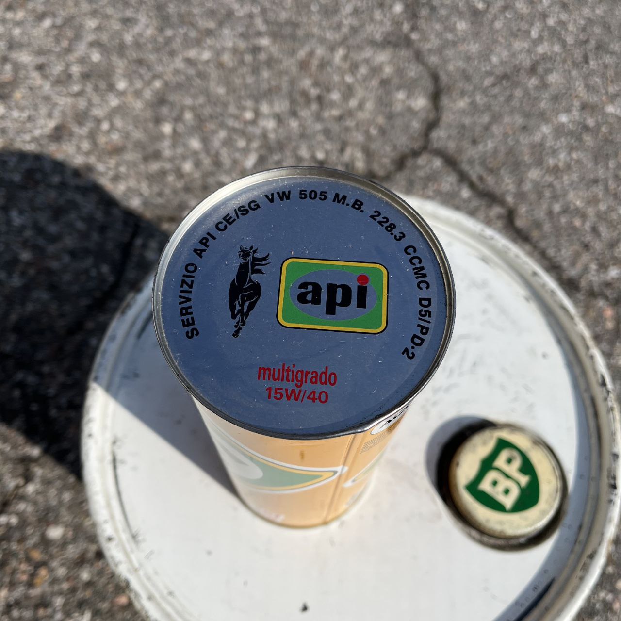 Engine oil can - API D Diesel Turbo | 1970s