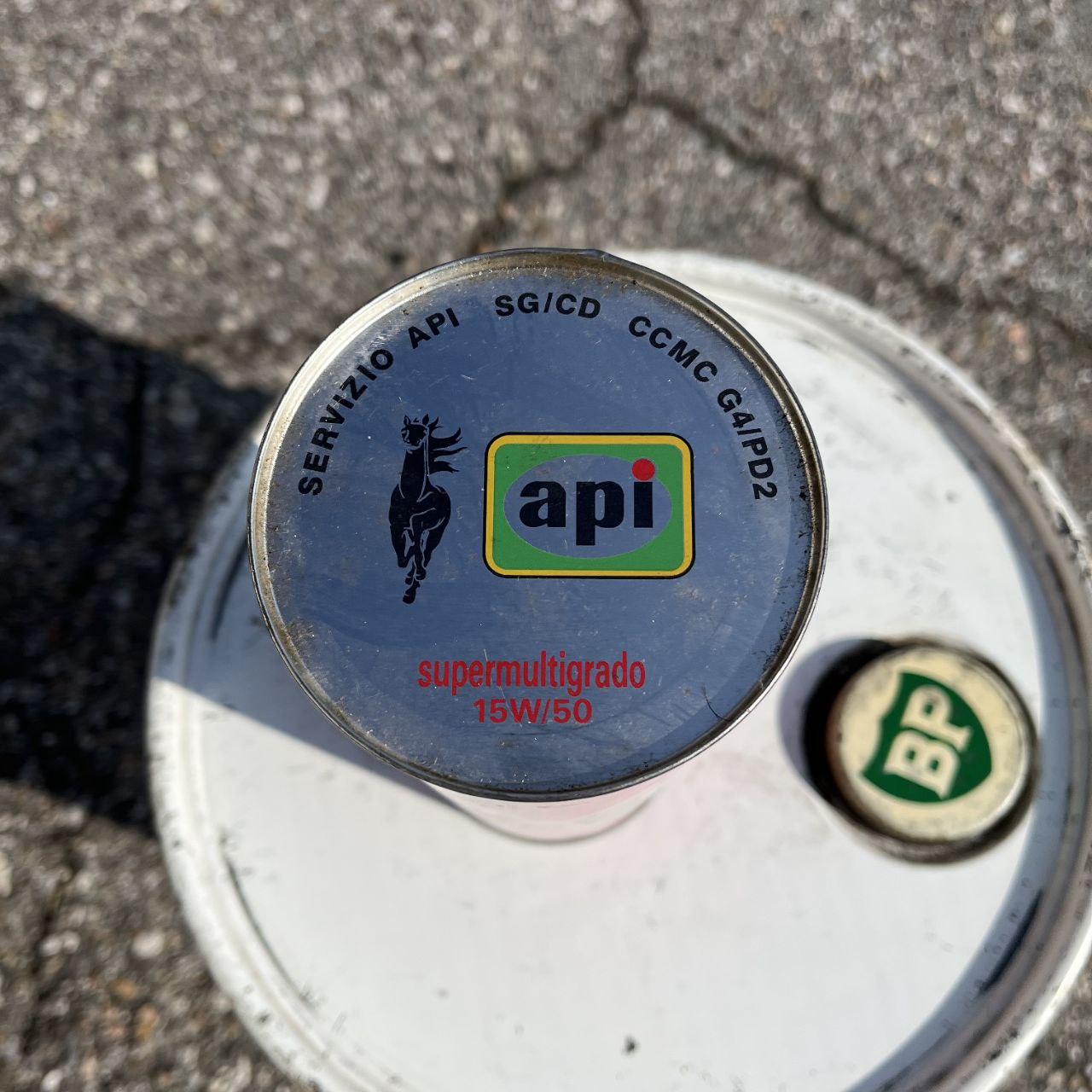 Engine oil can - API Extra Penta SG | 1970s