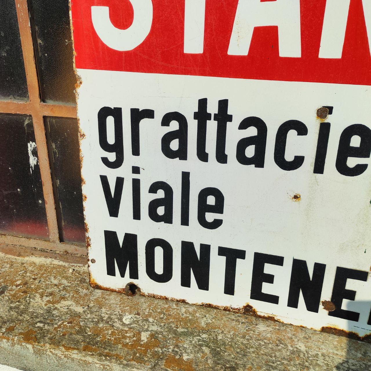 Insegna smaltata - Magazzini Standa | Anni '60