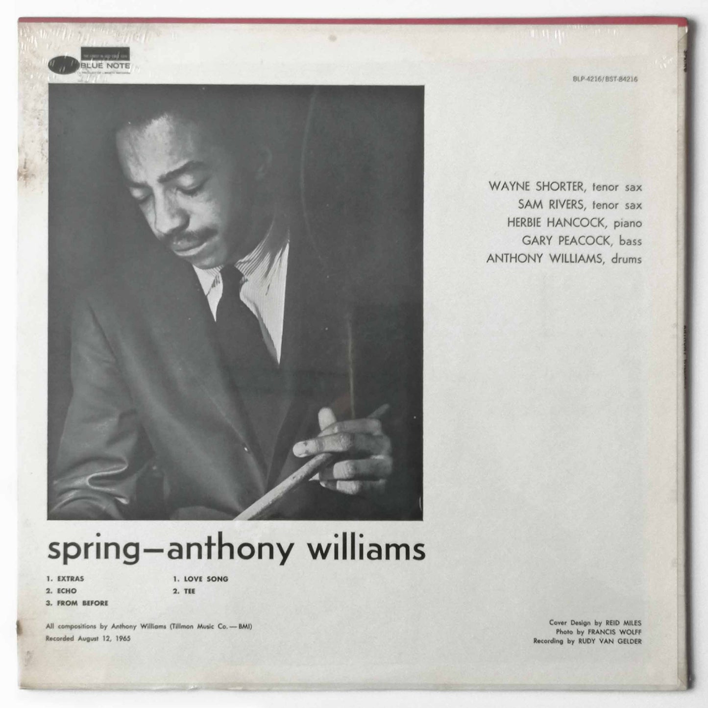 SPRING - ANTHONY WILLIAMS LP, Stereoalbum