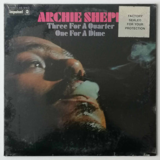ARCHIE SHEPP – THREE FOR A QUARTER ONE FOR A DIME LP, Stereo-Klappalbum