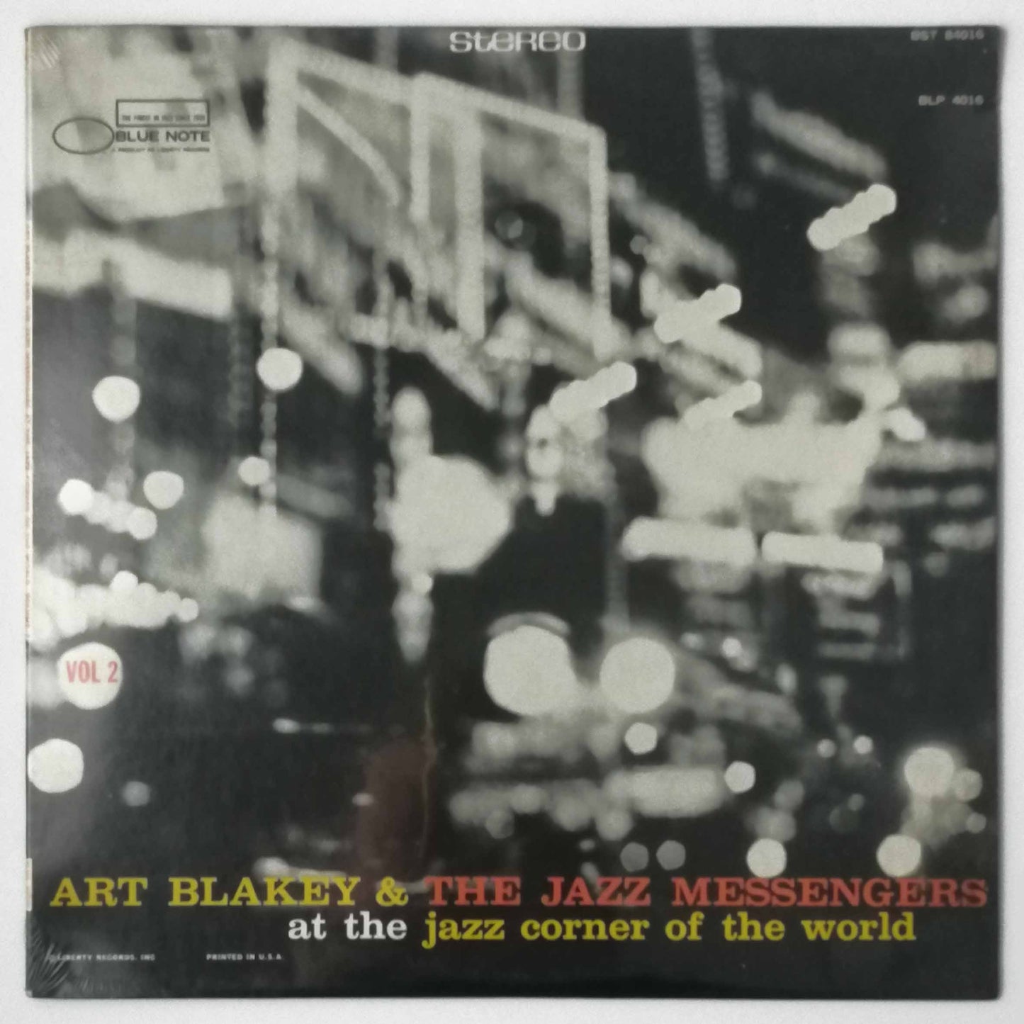 ART BLAKEY AND AT THE JAZZ MESSENGERS AT THE JAZZ CORNER OF THE WORLD LP, Album
