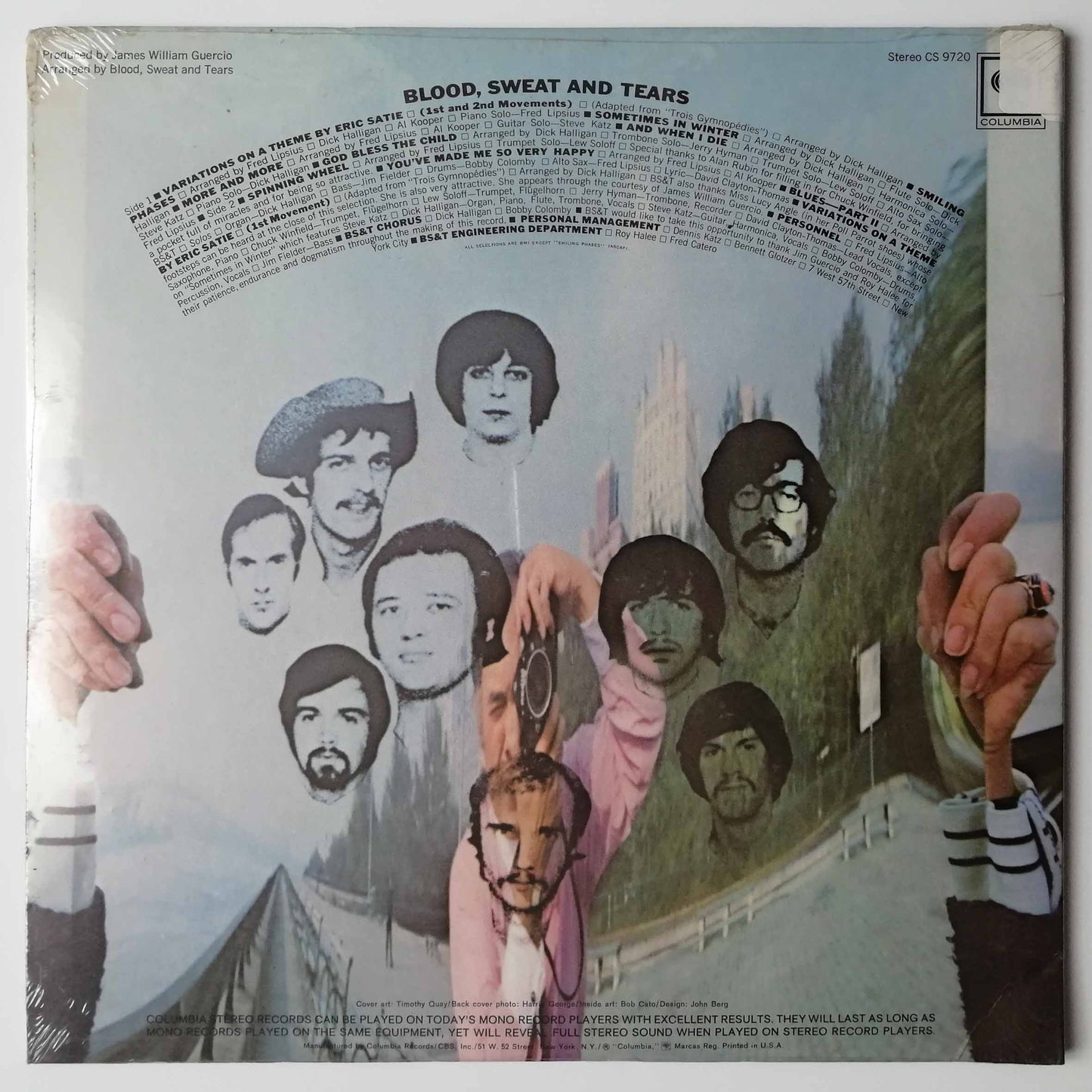 BLOOD, SWEET &amp; TEARS LP, Stereo gatefold album