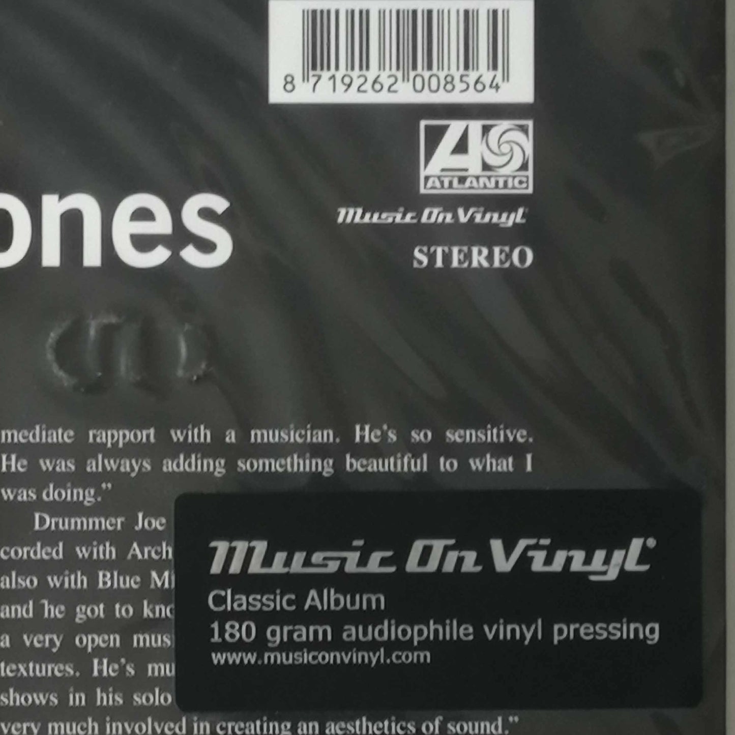 CHICK COREA - TONES FOR JOAN'S BONES LP, Stereo album