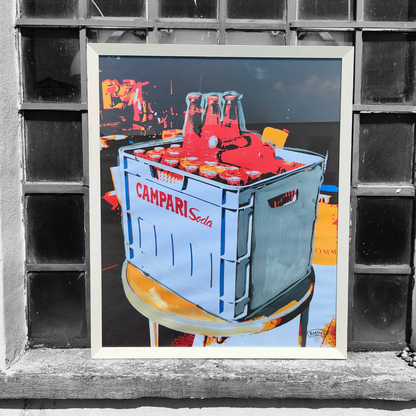 Photopainting - Campari Soda - Sara Baxter