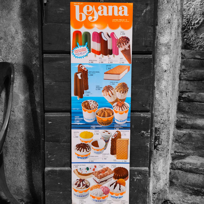 Price list - Besana ice creams | 70's