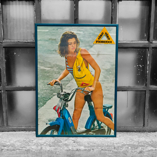 Advertising poster - Fiorucci - Piaggio Ciao