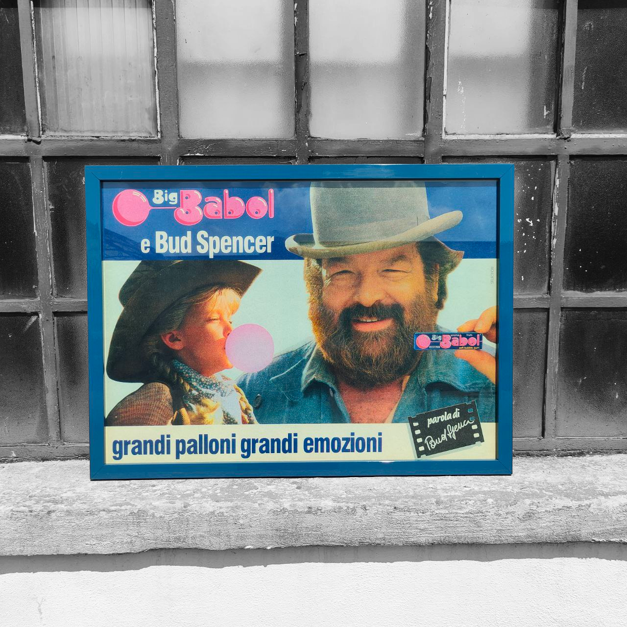 Advertising poster - Big Babol and Bud Spencer