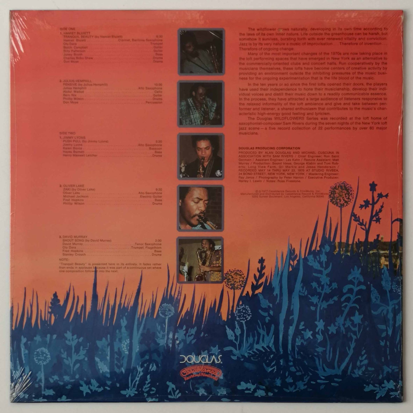 WILDFLOWERS 1-5 (THE NEW YORK LOFT JAZZ SESSION)  LP, Album