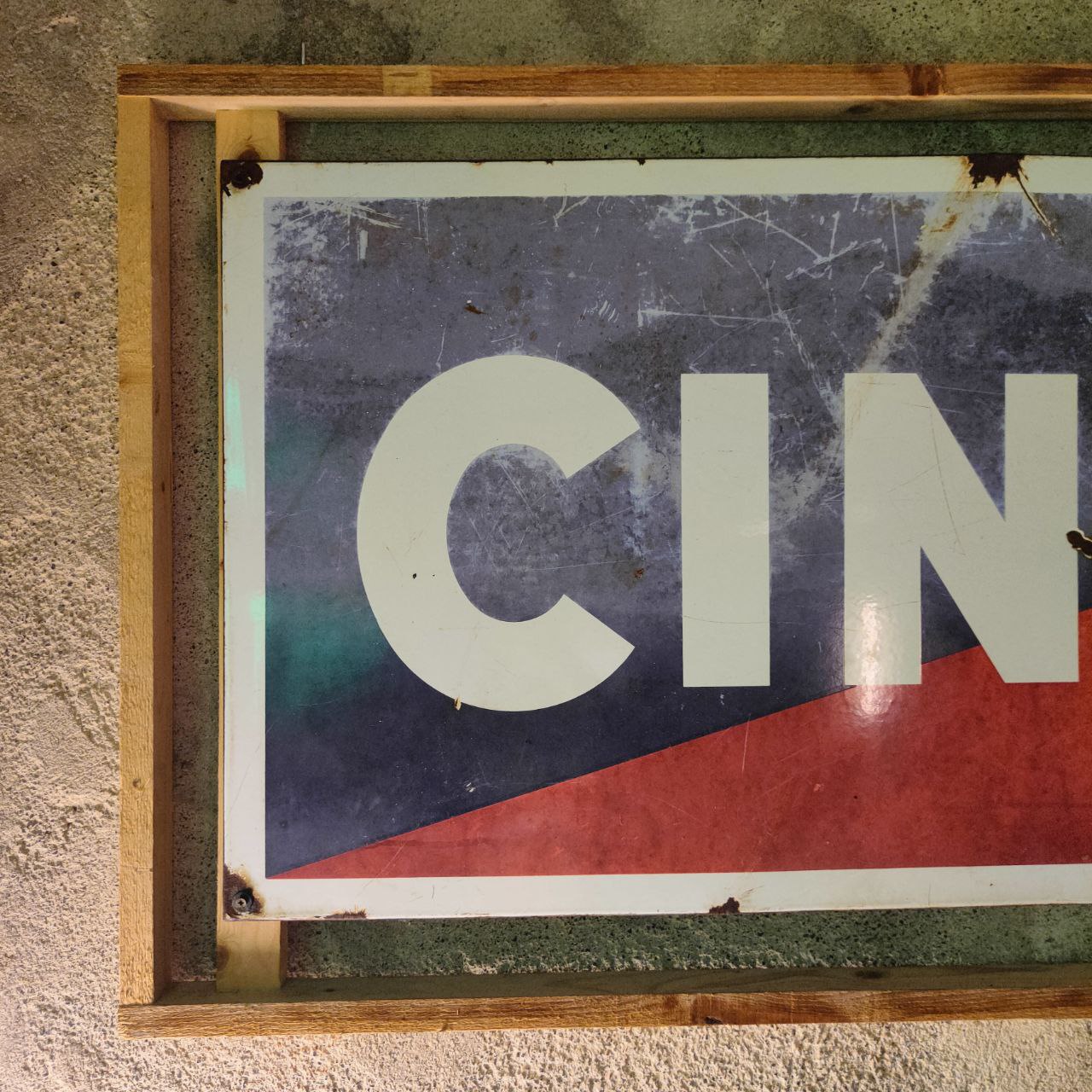 Enamelled sign - Cinzano | 60's