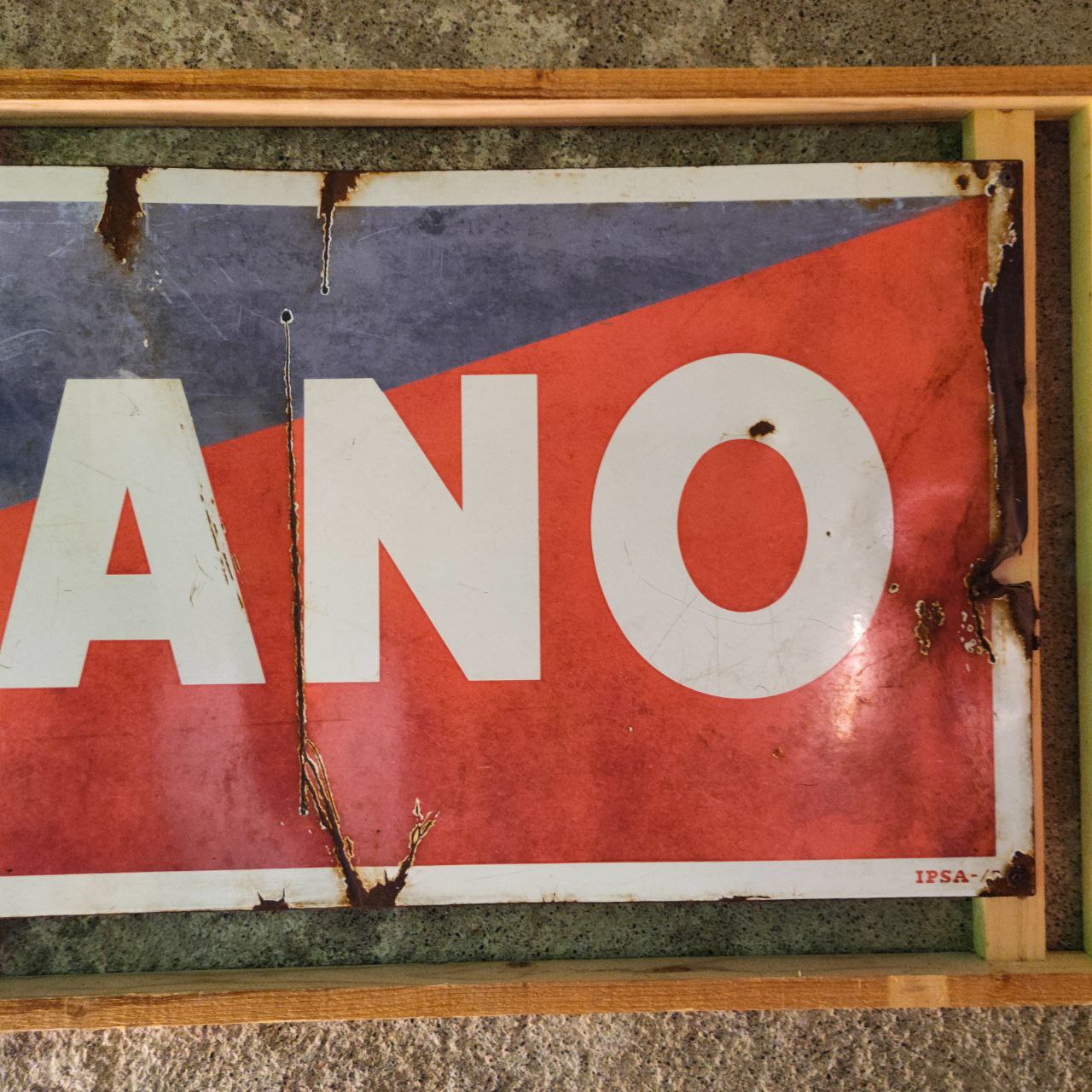 Enamelled sign - Cinzano | 60's