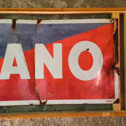 Enamelled sign - Cinzano | 60's