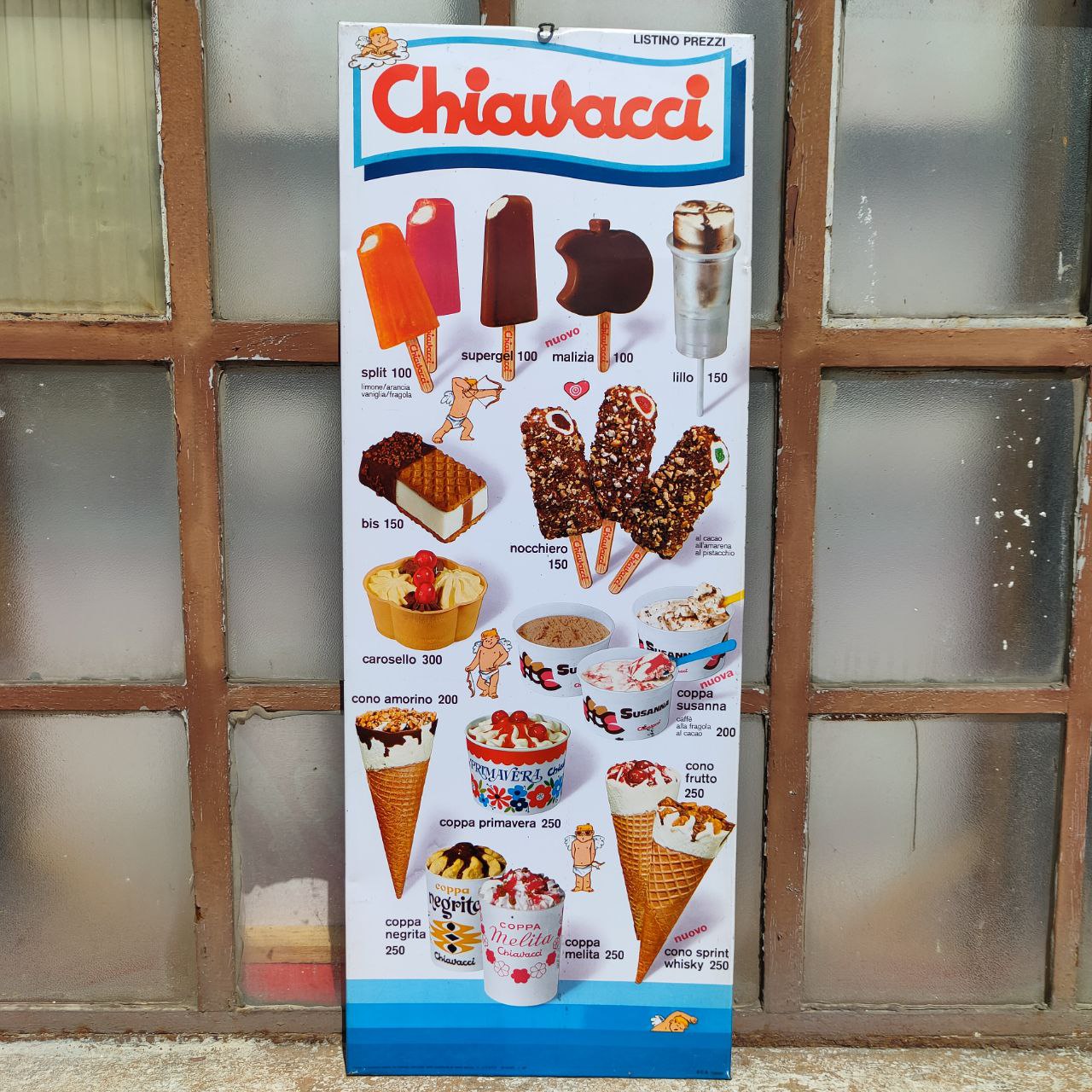 Listino prezzi - Gelati Chiavacci | Anni '70