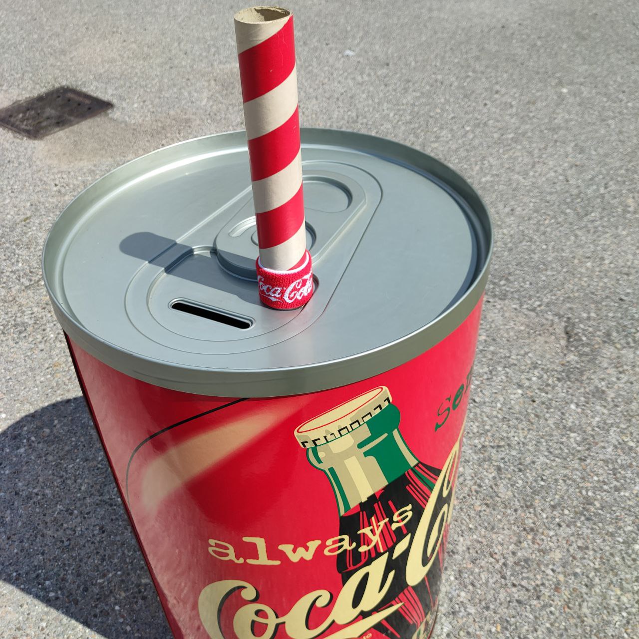 Hyperrealistic Coca-Cola can