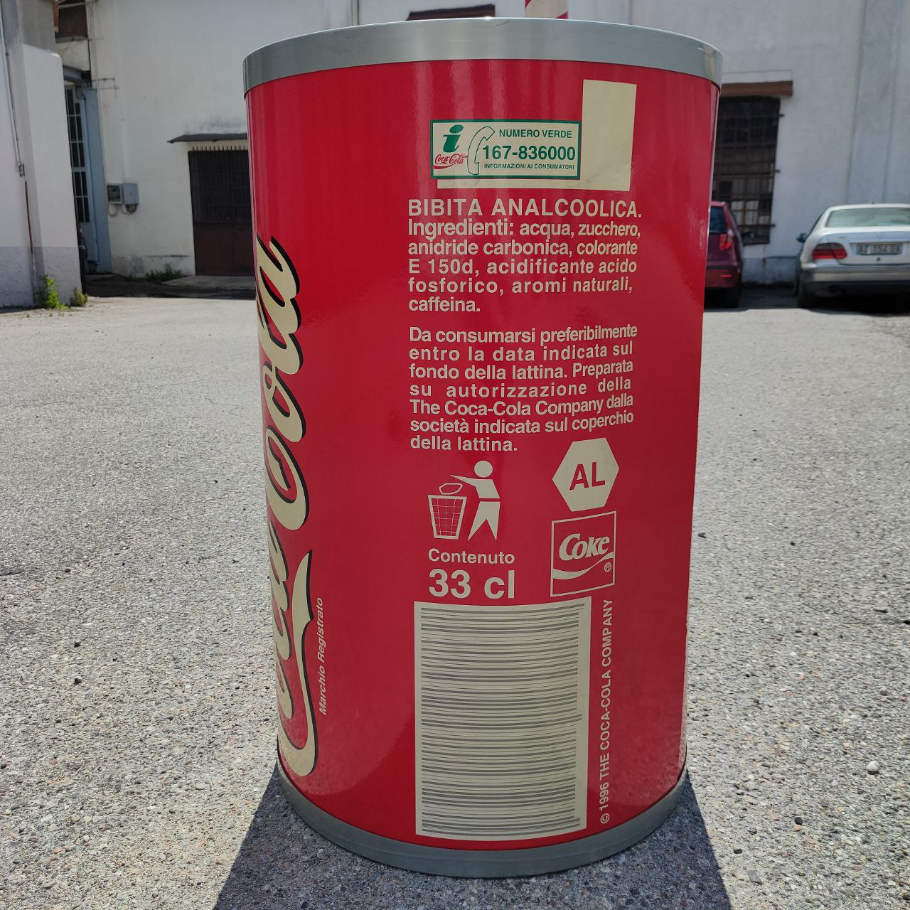 Hyperrealistic Coca-Cola can