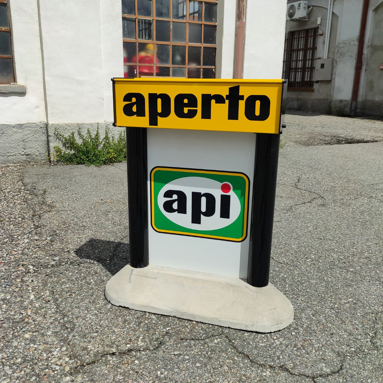 Sign - Api petrol station