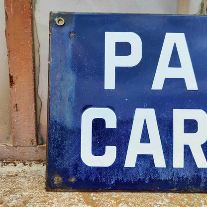 Enamelled sign - Driveway | 1950s