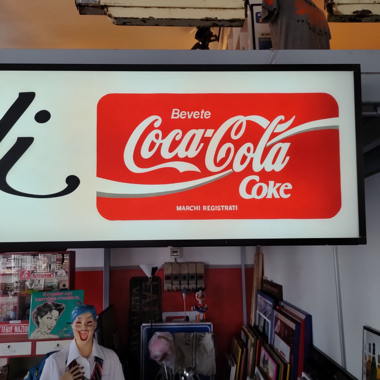 Illuminated sign - Coca-Cola Bar Ferioli | 80s