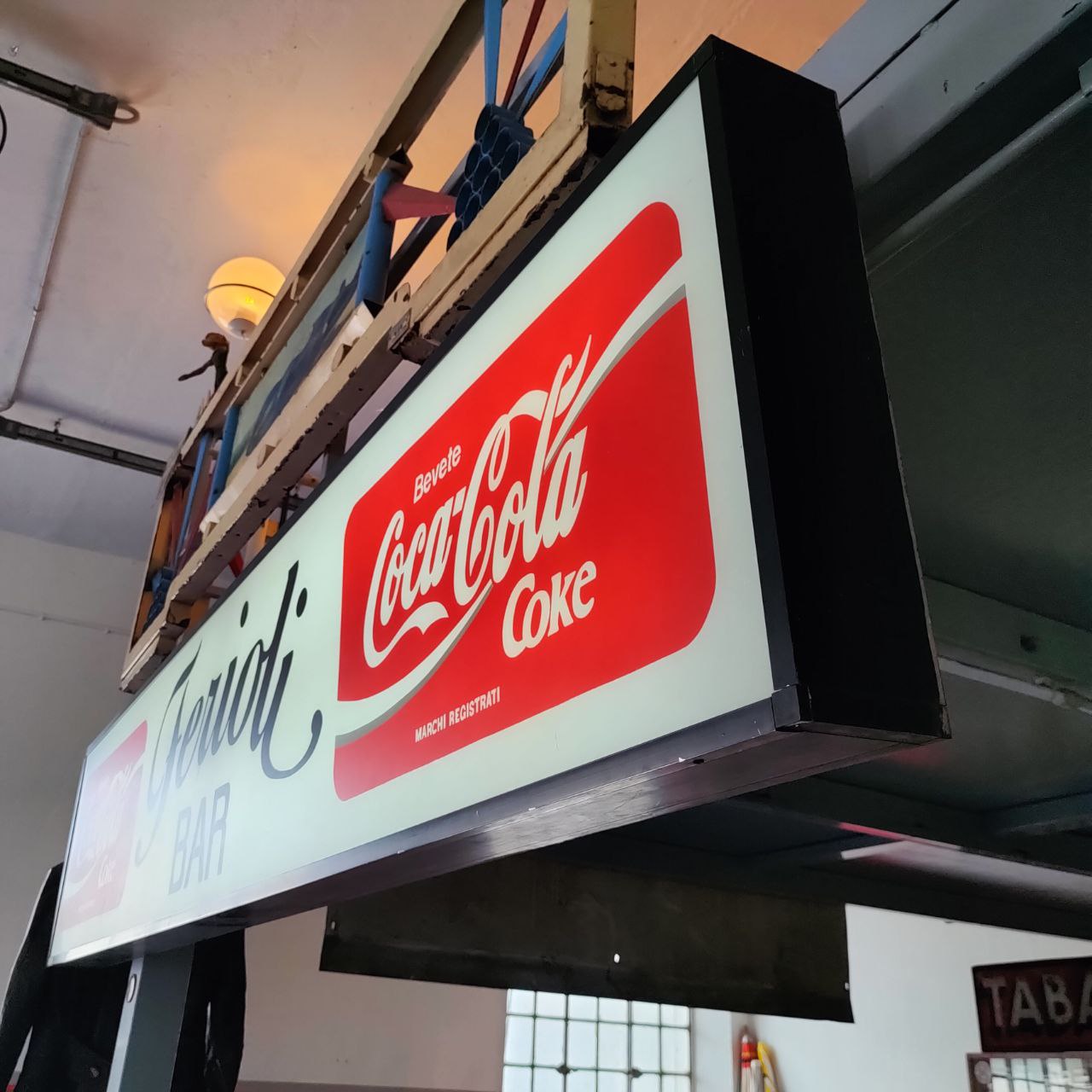 Illuminated sign - Coca-Cola Bar Ferioli | 80s