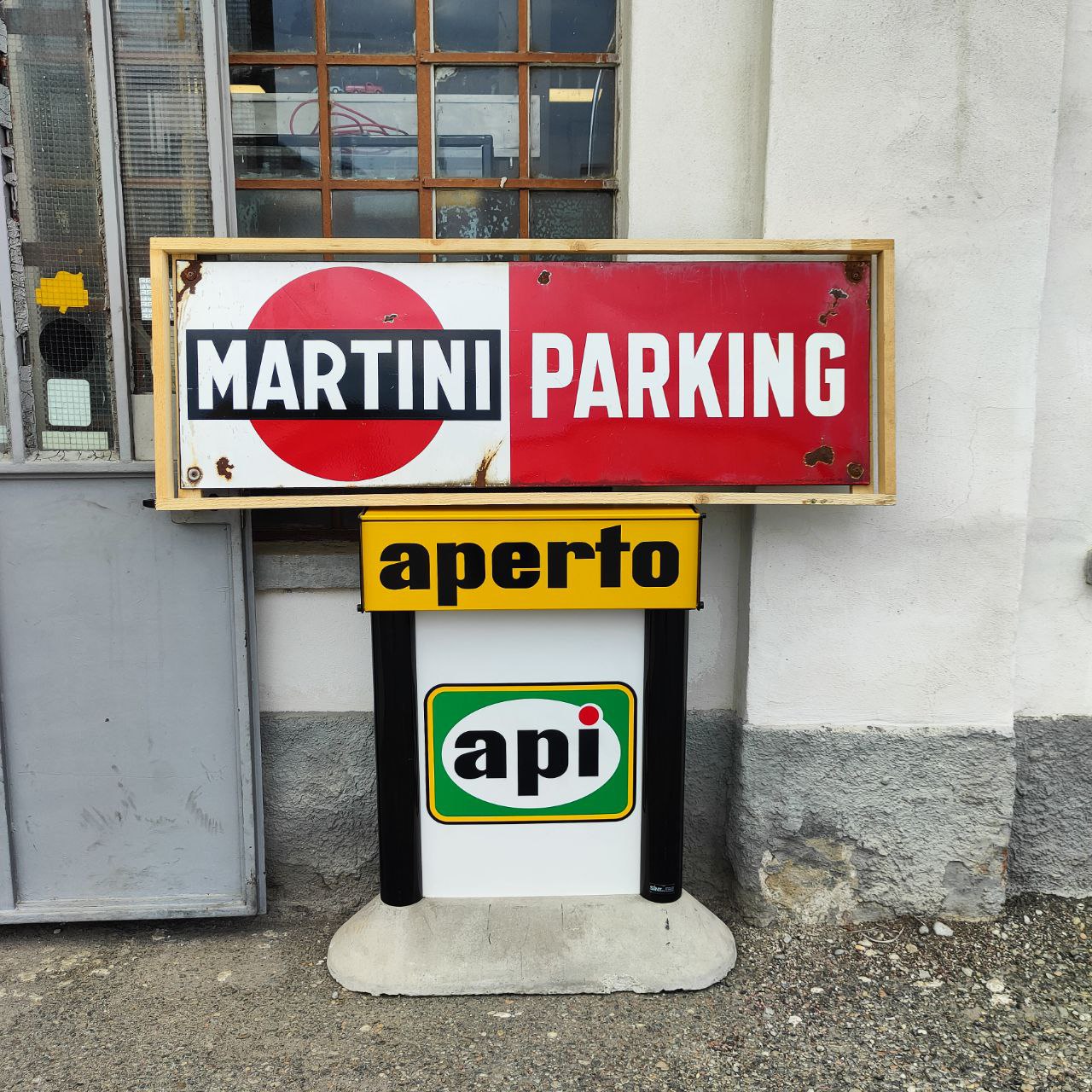 Enamelled sign - Martini Parking | 1966