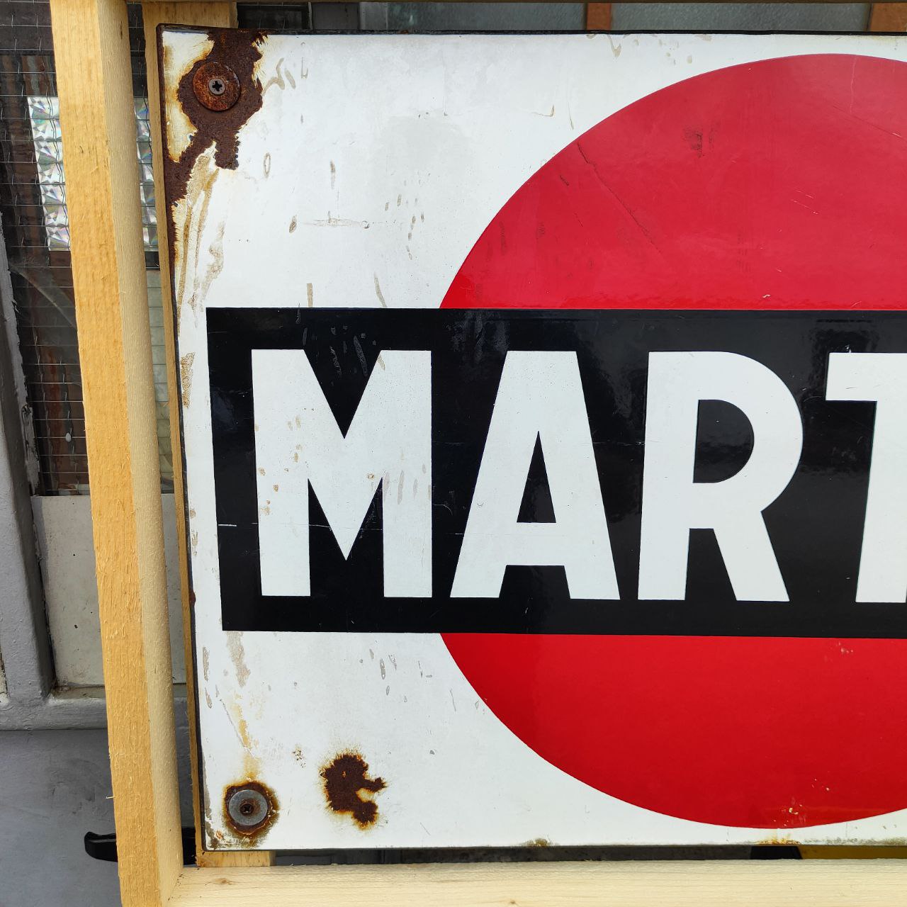 Enamelled sign - Martini Parking | 1966