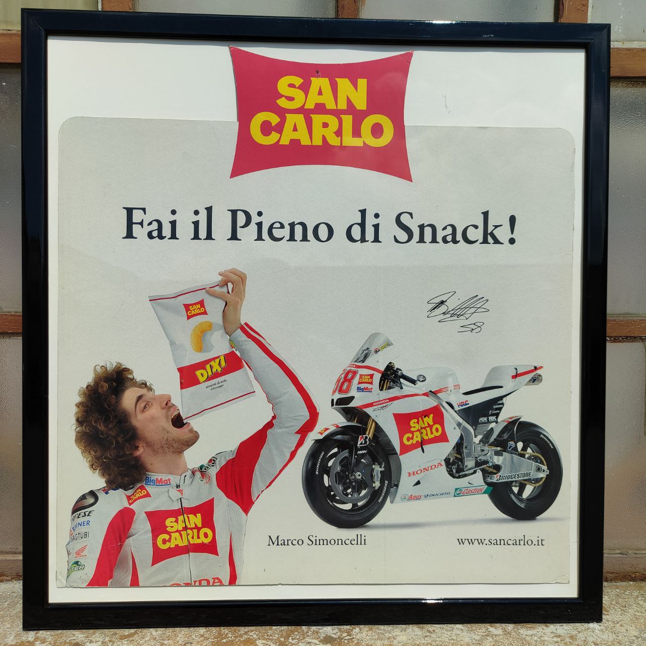 Cartonato pubblicitario - San Carlo Simoncelli