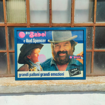 Advertising poster - Big Babol and Bud Spencer