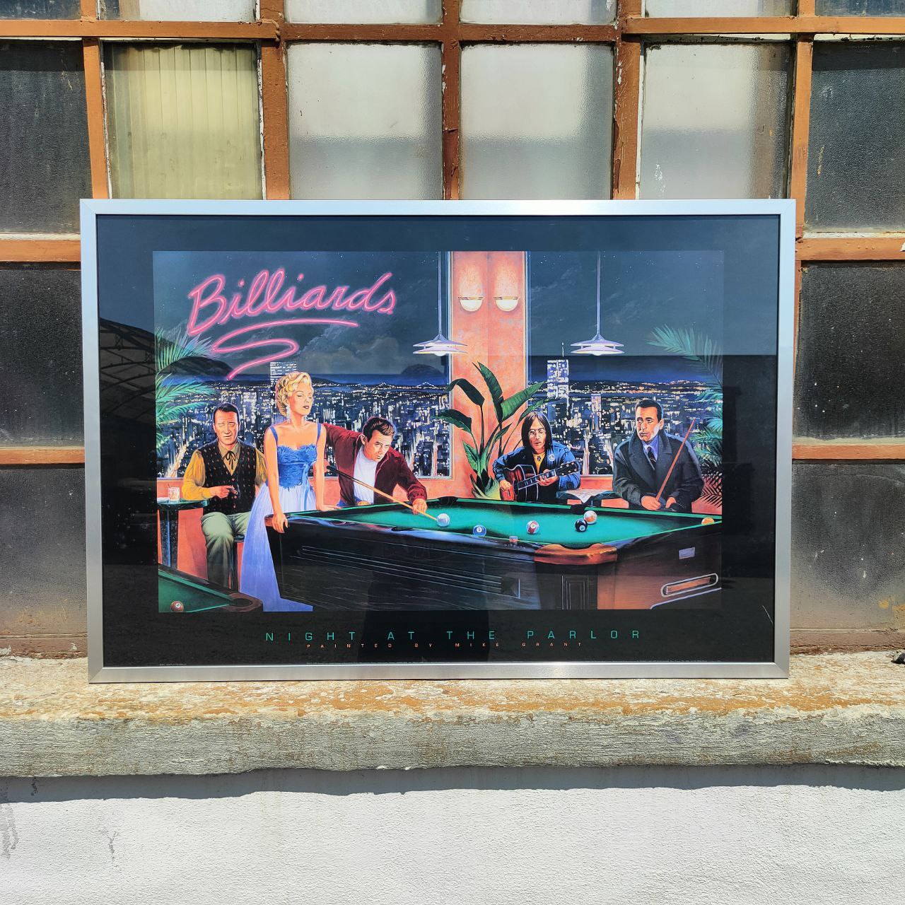 Poster originale - Billiards, Night at the Parlor