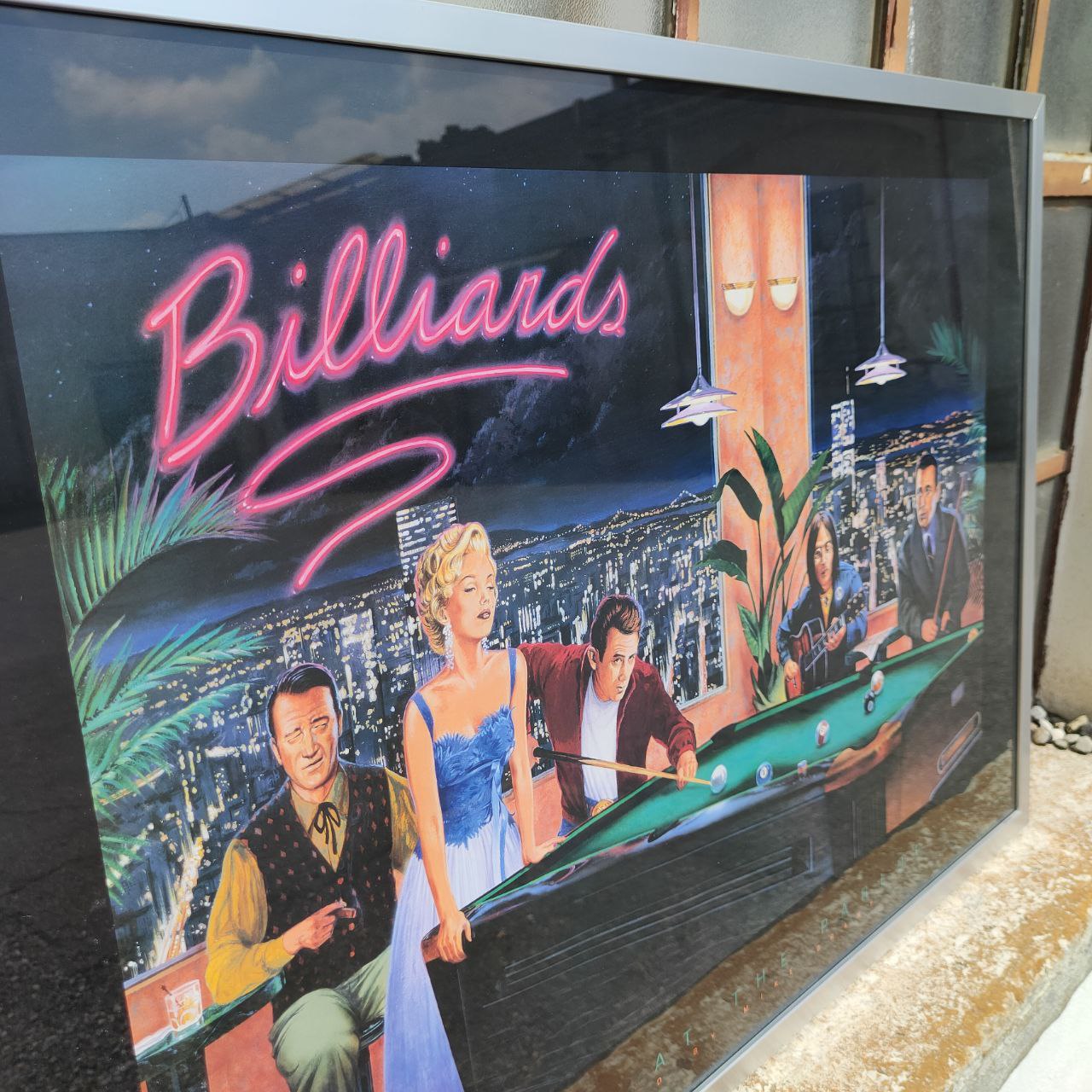 Original Poster - Billiards, Night at the Parlor