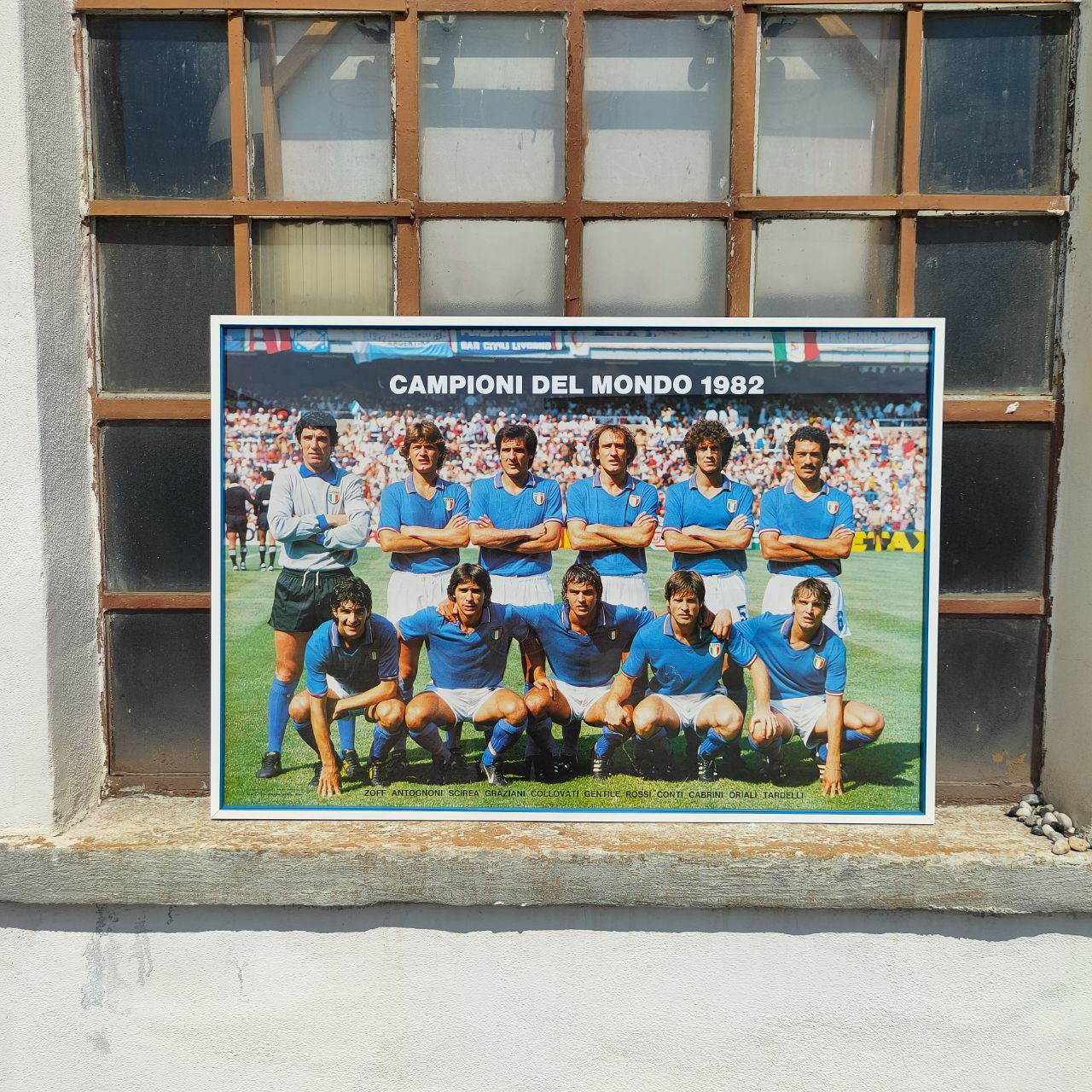 Manifesto pubblicitario - Campioni del Mondo 1982