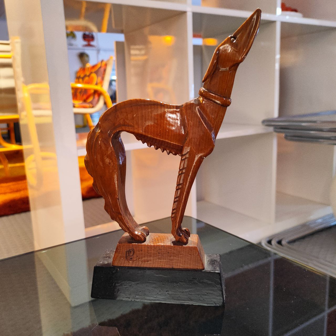 Greyhound figurine