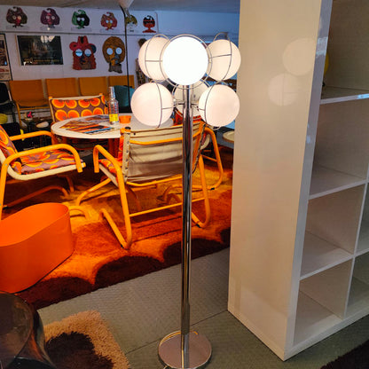 Chrome floor lamp | 70's