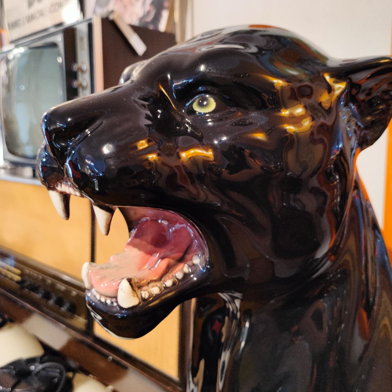 Ceramic panther