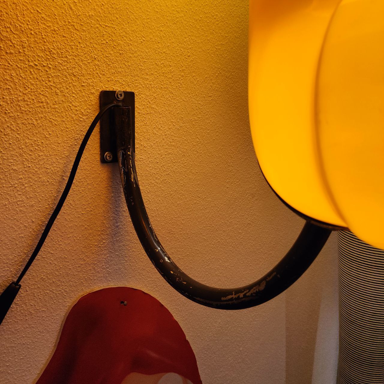 Wall Lamp, Space Age Telephone Handset | 70's