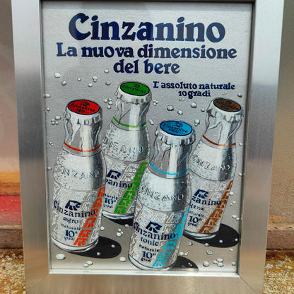 Cartonato pubblicitario - Cinzanino | Anni '80